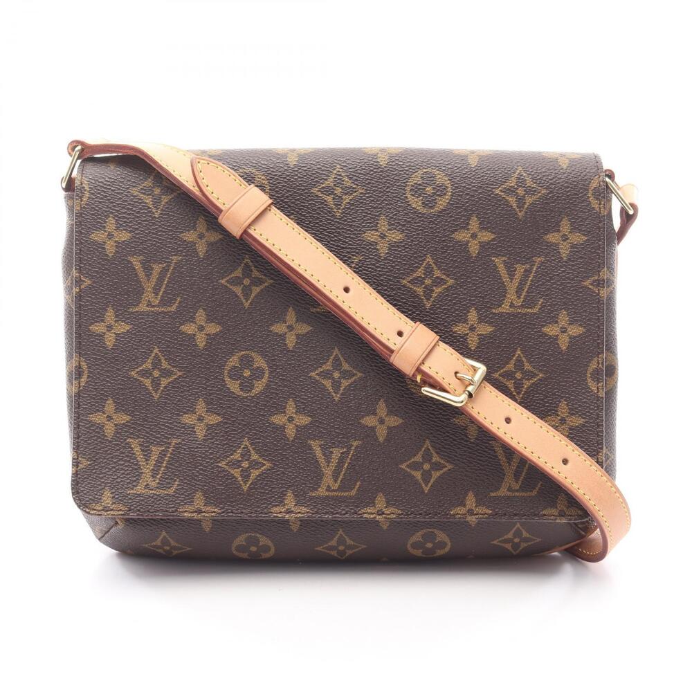 Louis Vuitton Musette Tango Short Strap Shoulder Bag Brown